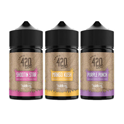 420 E-liquids 1500mg Broad-Spectrum CBD E-Liquids | The CBD Hut 