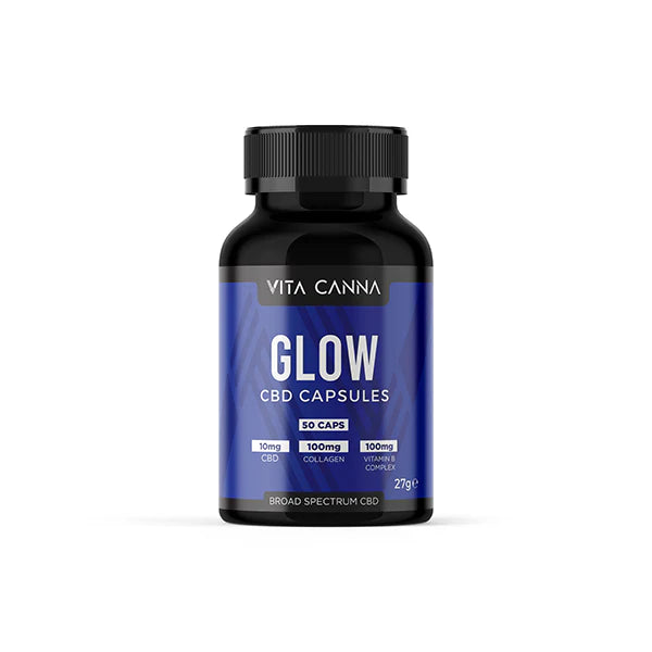 Vita Canna 500mg Functional CBD Capsules - 50 Caps - Glow | The CBD Hut