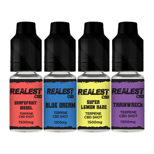 Realest CBD 1500mg CBD Terpene Booster Shot - 10ml (BUY 1 GET 1 FREE) | The CBD Hut