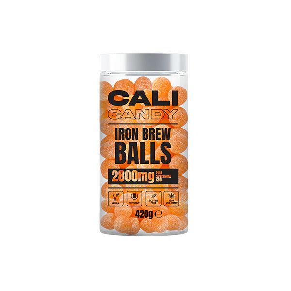 The Cali CBD Co 2800mg CBD Sweets - Iron Brew Balls | The CBD Hut
