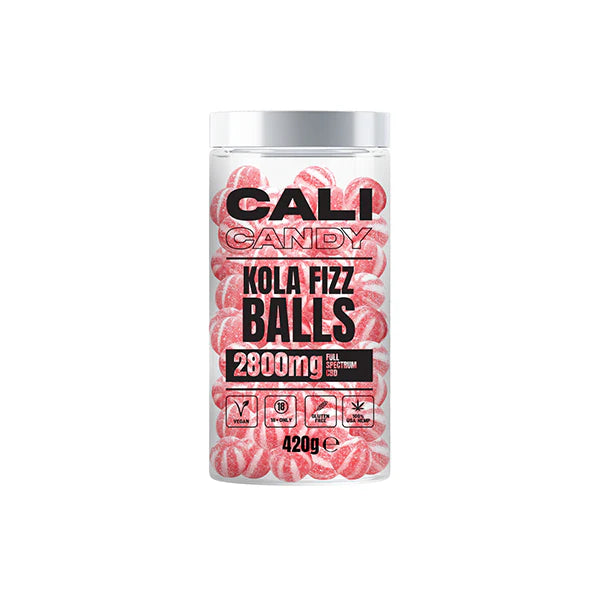 The Cali CBD Co 2800mg CBD Sweets - Kola Fizz Balls | The CBD Hut