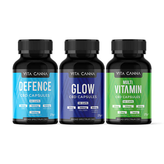 Vita Canna 1000mg Functional CBD Capsules - 50 Caps | The CBD Hut