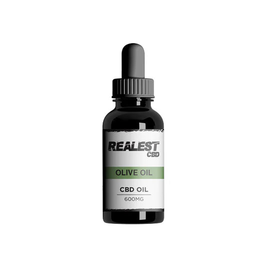 Realest CBD 600mg Broad Spectrum CBD Olive Oil - 30ml (BUY 1 GET 1 FREE) | The CBD Hut