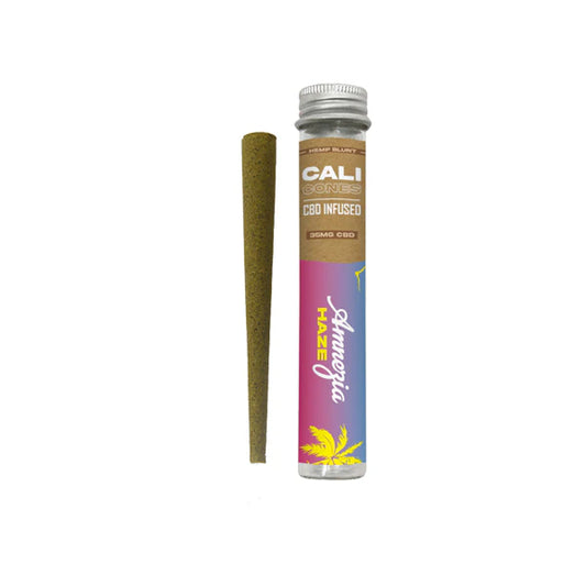 The Cali CBD Co 30mg CBD Infused Hemp Cone - Amnesia Haze | The CBD Hut