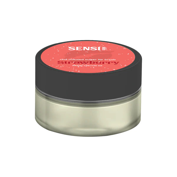 Sensi Skin 100mg CBD Sugar Lip Scrub - Strawberry (BUY 1 GET 1 FREE) | The CBD Hut