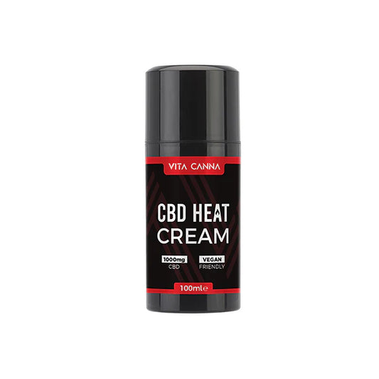Vita Canna 1000mg CBD Heating Cream - 100ml | The CBD Hut
