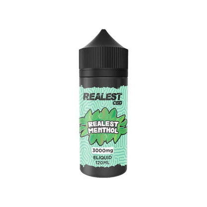 Realest CBD 3000mg Broad Spectrum CBD E-Liquid - Realest Menthol (BUY 1 GET 1 FREE) | The CBD Hut