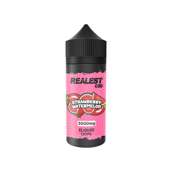 Realest CBD 3000mg Broad Spectrum CBD E-Liquid - Strawberry Watermelon (BUY 1 GET 1 FREE) | The CBD Hut