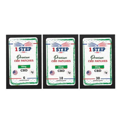1 Step CBD 20mg CBD Patches | The CBD Hut