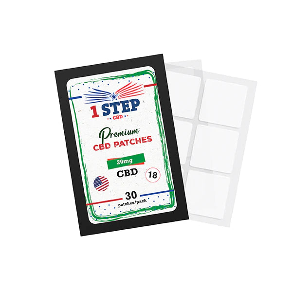 1 Step CBD 20mg CBD Patches - 30 Pack | The CBD Hut