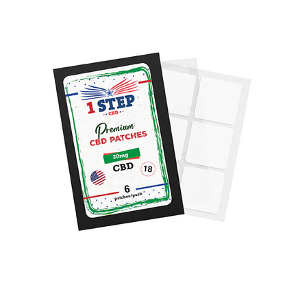 1 Step CBD 20mg CBD Patches - 6 Pack | The CBD Hut