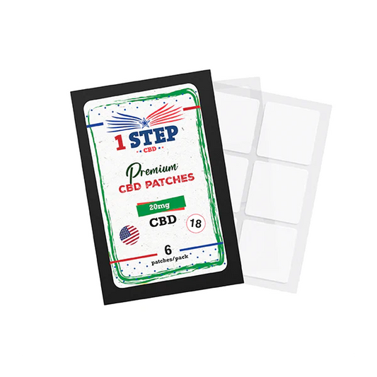 1 Step CBD 20mg CBD Patches - 6 Pack | The CBD Hut