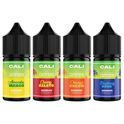 The Cali CBD Co 500mg CBD E-Liquid - 10ml (60PG/40VG)