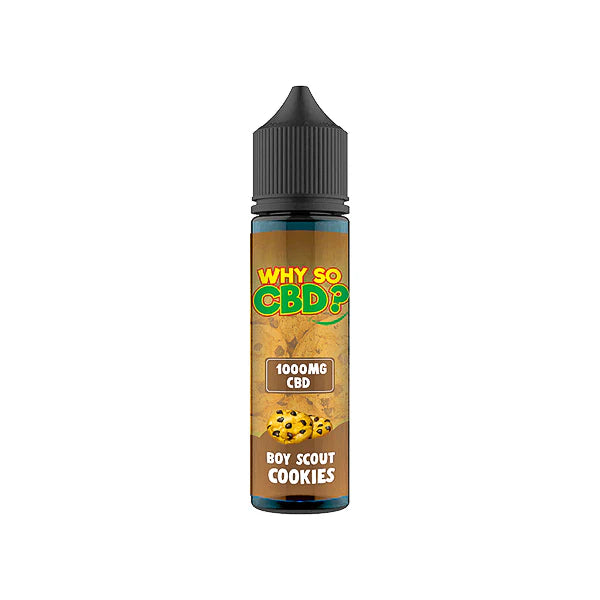 Why So CBD? 1000mg CBD E-Liquid - 60ml - Boy Scout Cookies | The CBD Hut
