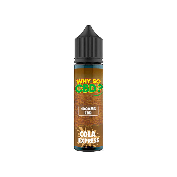 Why So CBD? 1000mg CBD E-Liquid - 60ml - Cola Express | The CBD Hut