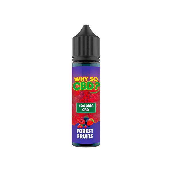 Why So CBD? 1000mg CBD E-Liquid - 60ml - Forest Fruits | The CBD Hut