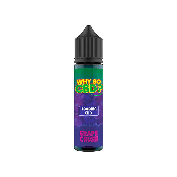 Why So CBD? 1000mg CBD E-Liquid - 60ml - Grape Crush | The CBD Hut
