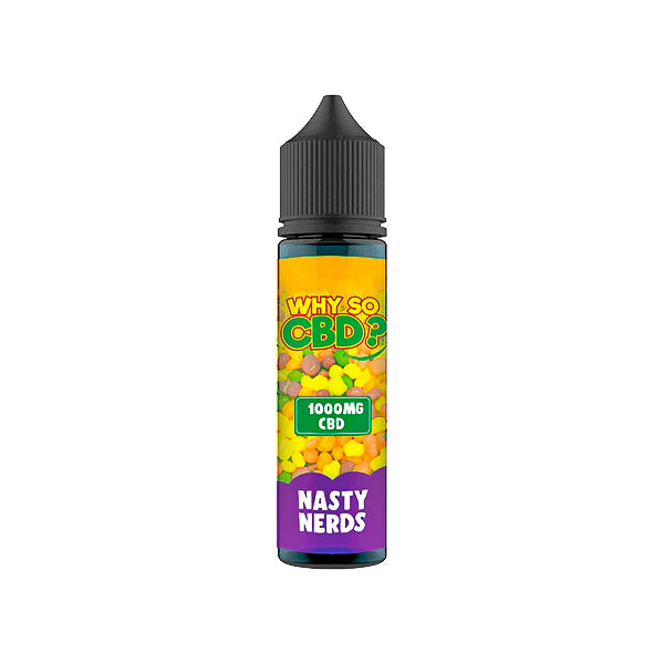Why So CBD? 1000mg CBD E-Liquid - 60ml - Nasty Nerds | The CBD Hut