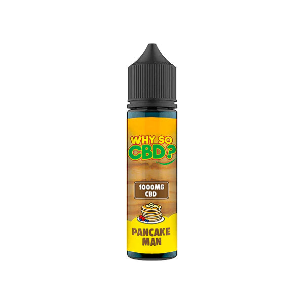 Why So CBD? 1000mg CBD E-Liquid - 60ml - Pancake Man | The CBD Hut