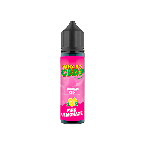 Why So CBD? 1000mg CBD E-Liquid - 60ml - Pink Lemonaze | The CBD Hut