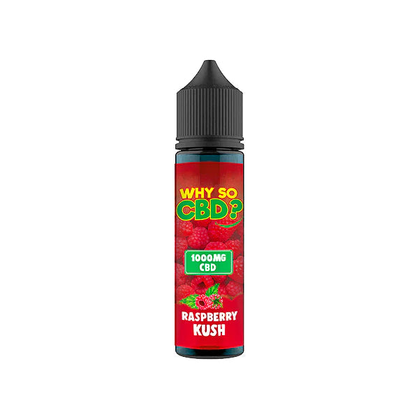 Why So CBD? 1000mg CBD E-Liquid - 60ml - Raspberry Kush | The CBD Hut