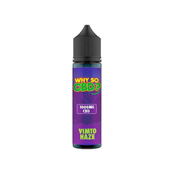 Why So CBD? 1000mg CBD E-Liquid - 60ml - Vimto Haze | The CBD Hut