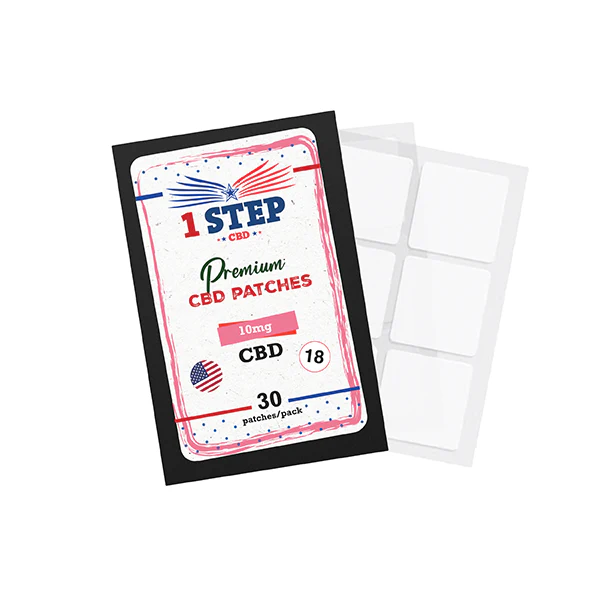 1 Step CBD 10mg CBD Patches - 30 Pack | The CBD Hut