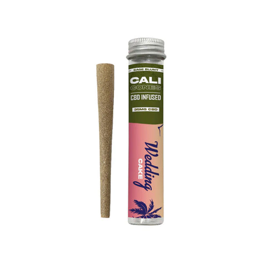 The Cali CBD Co Sage 30mg CBD Infused Cone - Wedding Cake | The CBD Hut