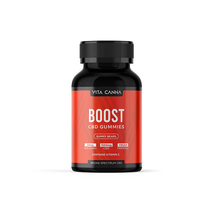 Vita Canna 1500mg Functional CBD Gummy Bears - 75 Count - Boost | The CBD Hut