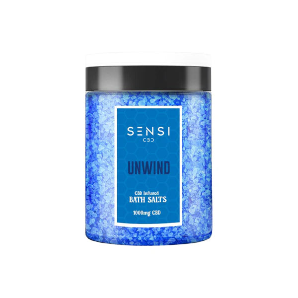 Sensi CBD 1000mg CBD Infused Bath Salts - Unwind (BUY 1 GET 1 FREE) | The CBD Hut