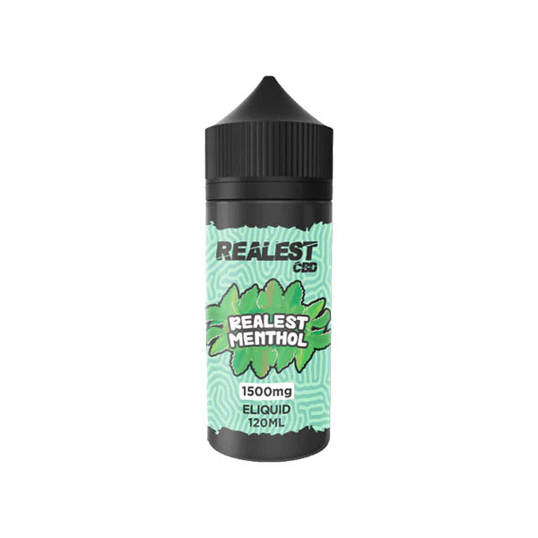Realest CBD 1500mg Broad Spectrum CBD E-Liquid - Realest Menthol (BUY 1 GET 1 FREE) | The CBD Hut