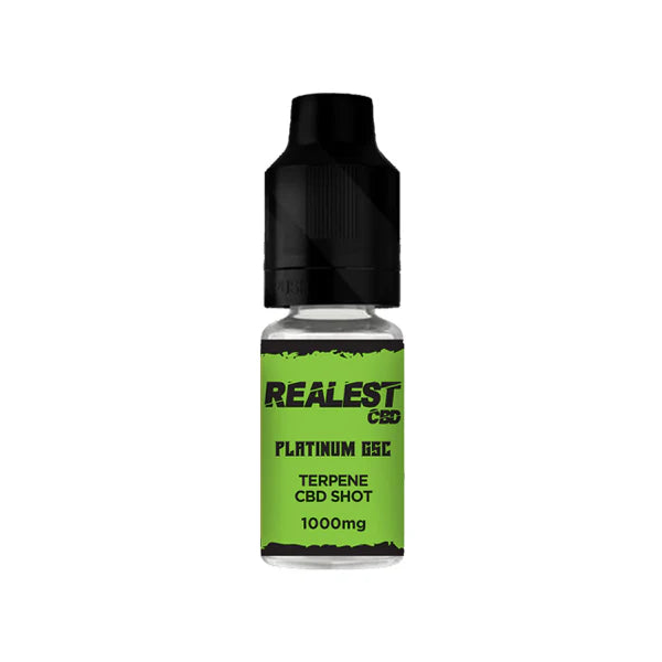 Realest CBD 1000mg CBD Terpene Booster Shot - Platinum GSC (BUY 1 GET 1 FREE) | The CBD Hut