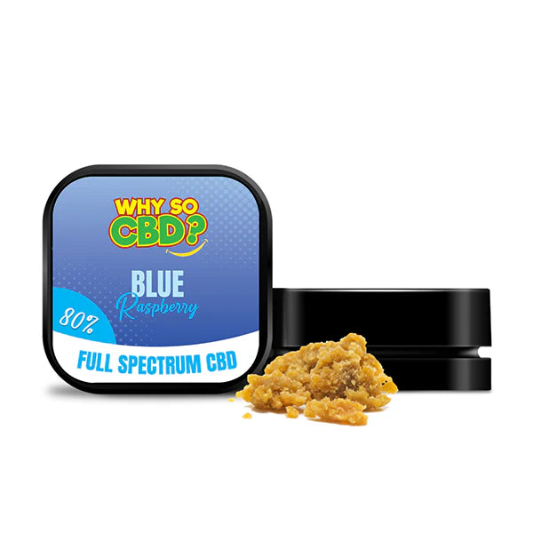Why So CBD? 80% CBD Crumble - 5g - Blue Raspberry | The CBD Hut