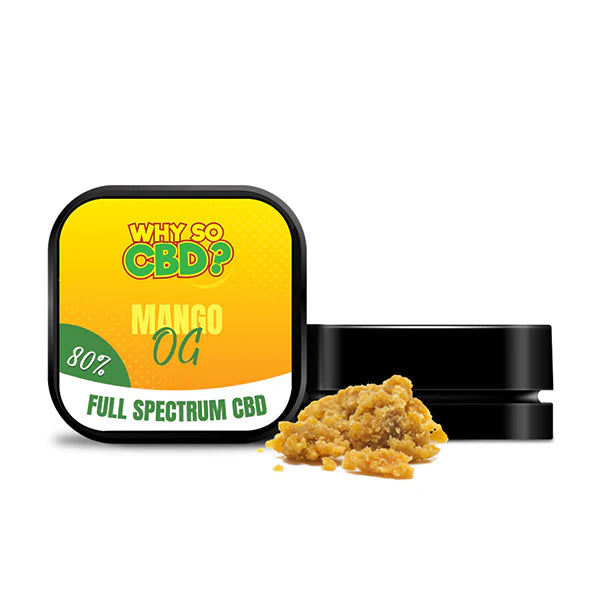 Why So CBD? 80% CBD Crumble - 5g - Mango OG | The CBD Hut