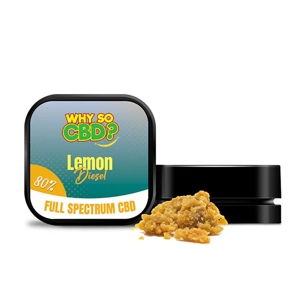 Why So CBD? 80% CBD Crumble - 5g - Lemon Diesel | The CBD Hut