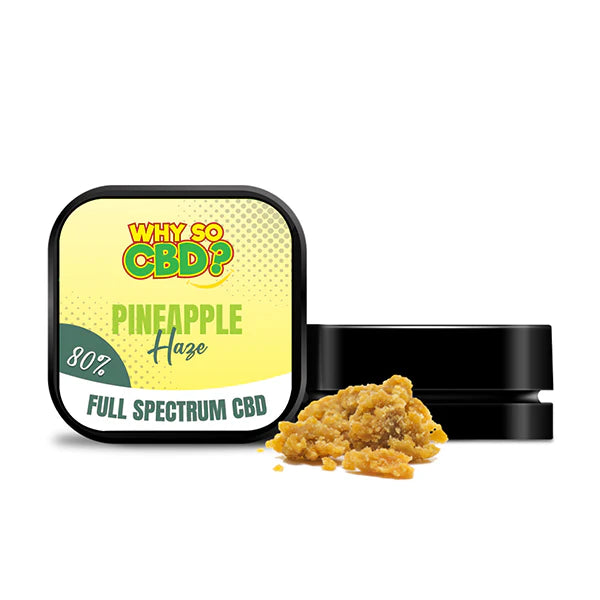 Why So CBD? 80% CBD Crumble - 5g - Pineapple Haze | The CBD Hut