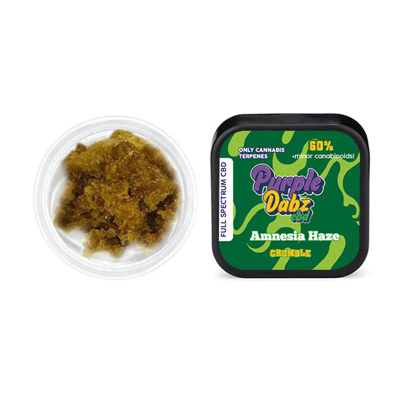 Purple Dank 60% Full Spectrum Crumble - 1.0g - Amnesia Haze (BUY 1 GET 1 FREE) | The CBD Hut