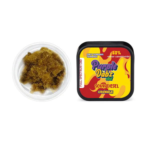 Purple Dank 60% Full Spectrum Crumble - 1.0g - Sour Diesel (BUY 1 GET 1 FREE) | The CBD Hut