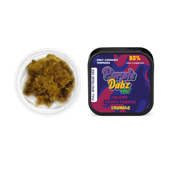 Purple Dank 60% Full Spectrum Crumble - 1.0g - Grand Daddy Purple (BUY 1 GET 1 FREE) | The CBD Hut