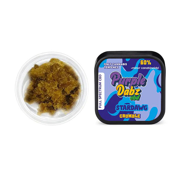 Purple Dank 60% Full Spectrum Crumble - 1.0g - Stardawg (BUY 1 GET 1 FREE) | The CBD Hut