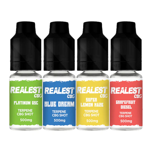 Realest CBD 500mg CBG Terpene Booster Shot - 10ml (BUY 1 GET 1 FREE) | The CBD Hut