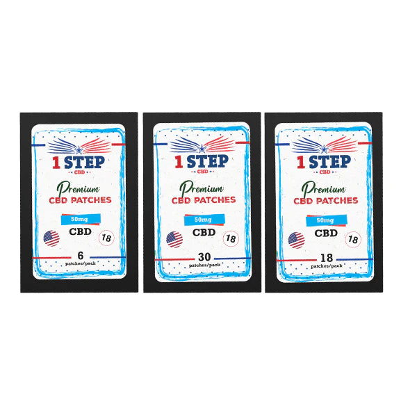 1 Step CBD 50mg CBD Patches | The CBD Hut