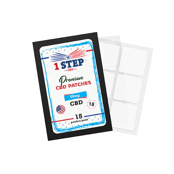 1 Step CBD 50mg CBD Patches - 18 Pack | The CBD Hut
