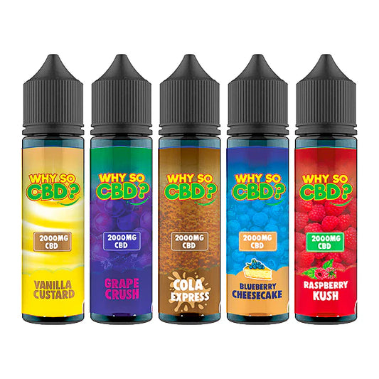 Why So CBD? 2000mg Full Spectrum CBD E-Liquid - 60ml | The CBD Hut