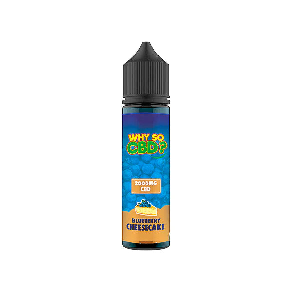 Why So CBD? 2000mg Full Spectrum CBD E-Liquid - 60ml - Blueberry Cheesecake | The CBD Hut