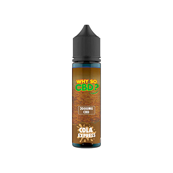 Why So CBD? 2000mg Full Spectrum CBD E-Liquid - 60ml - Cola Express | The CBD Hut