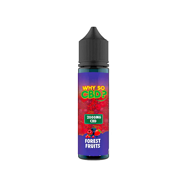 Why So CBD? 2000mg Full Spectrum CBD E-Liquid - 60ml - Forest Fruits | The CBD Hut