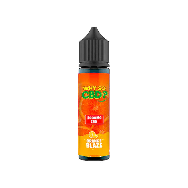 Why So CBD? 2000mg Full Spectrum CBD E-Liquid - 60ml - Orange Blaze | The CBD Hut