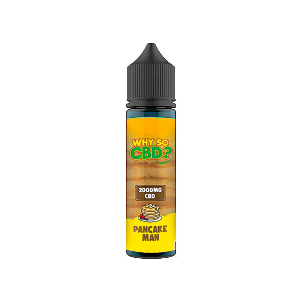 Why So CBD? 2000mg Full Spectrum CBD E-Liquid - 60ml - Pancake Man | The CBD Hut