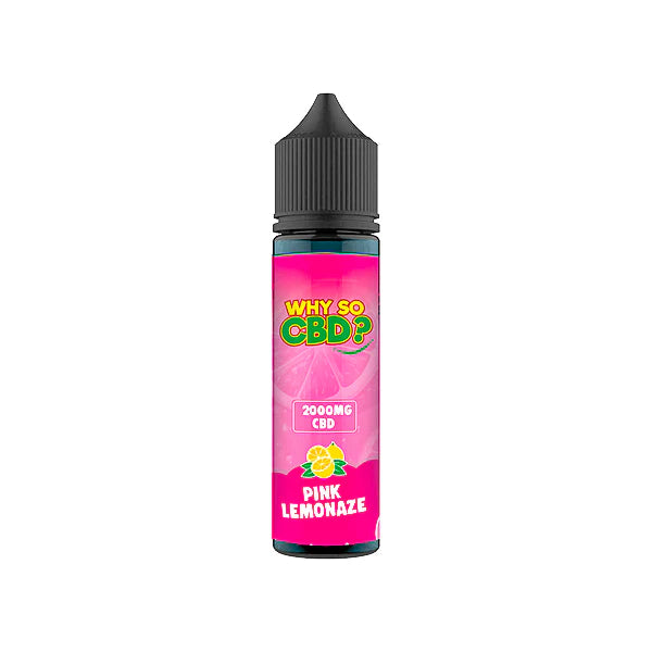 Why So CBD? 2000mg Full Spectrum CBD E-Liquid - 60ml - Pink Lemonaze | The CBD Hut